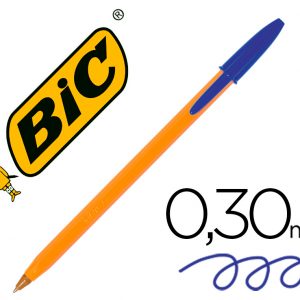 Bolígrafo Bic Cristal Punta Fina Original Azul