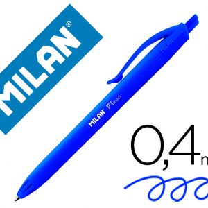Bolígrafo Retráctil Milán P1 Touch Azul