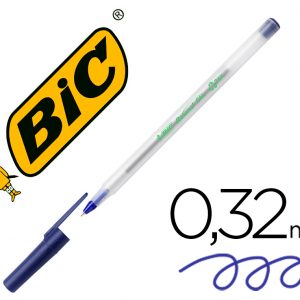 Bolígrafo BIC Ecolutions Round Stic Azul