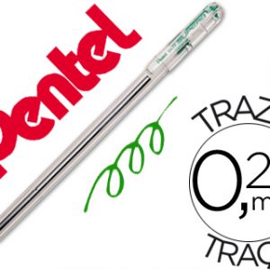 Bolígrafo Pentel Bk-77 Verde