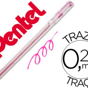 Bolígrafo Pentel Bk-77 Rosa