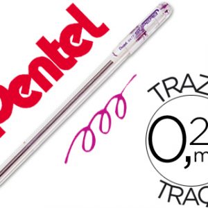 Bolígrafo Pentel Bk-77 Lila