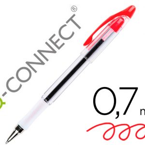Bolígrafo Q-Connect Delta Rojo
