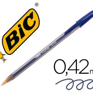 Bolígrafo Bic Cristal Largo Azul