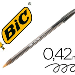 Bolígrafo Bic Cristal Largo Negro