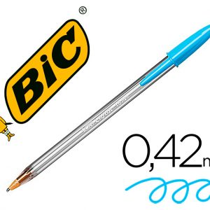 Bolígrafo Bic Cristal Fun Celeste