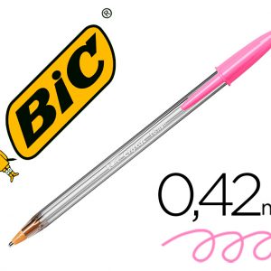 Bolígrafo Bic Cristal Fun Rosa