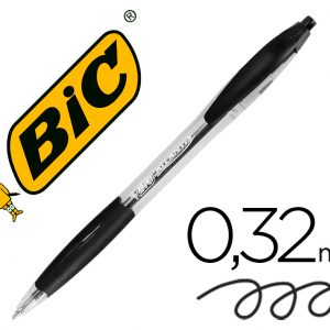 Bolígrafo Retráctil Bic Atlantis Negro