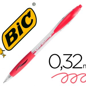 Bolígrafo Retráctil Bic Atlantis Rojo